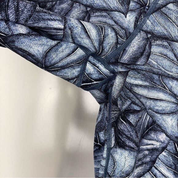 Lululemon Wunder Under High Rise Leggings Nulux Concrete Jungle Blue Size 10 - Picture 9 of 10